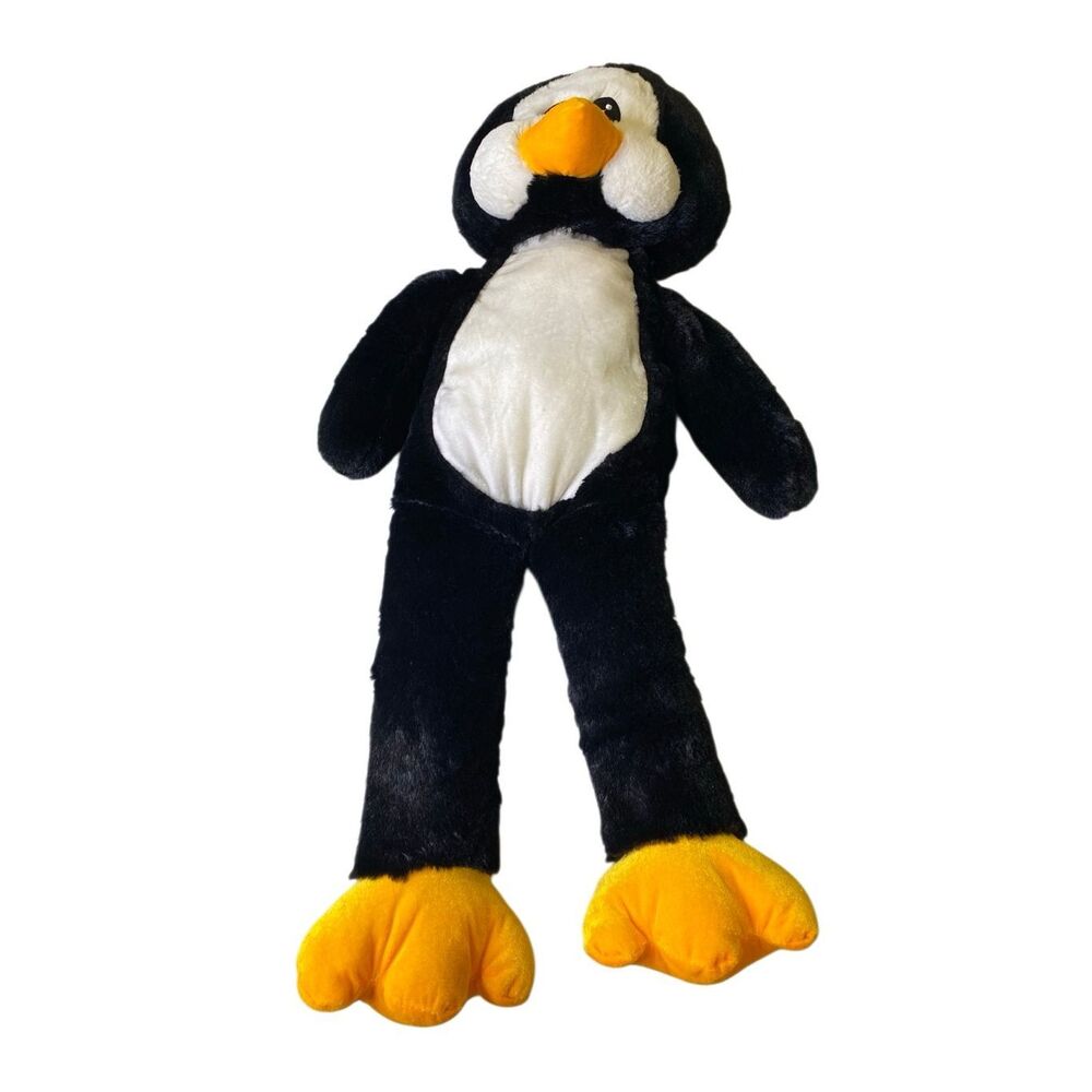 Plush Penguin Stuffed Animal Long Legs Black White Soft Toy Large Kids 28 inch